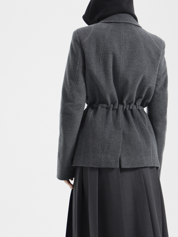 Пальто многослойное