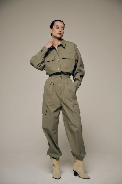 Комбинезон Сафари (Размер: XS-S, Цвет: Оливковый)