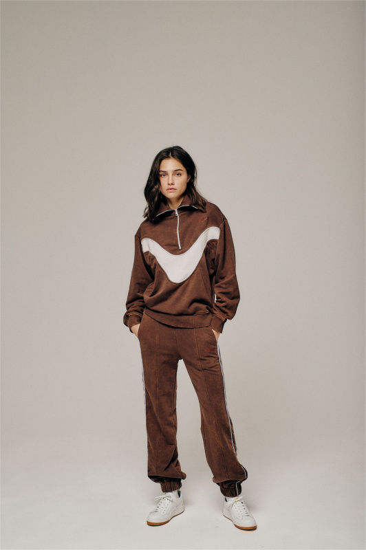 Джогеры коричневый (Размер: L, Цвет: Коричневый)