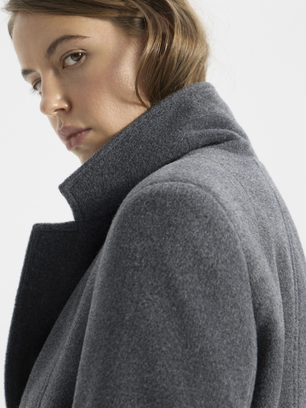 Пальто многослойное